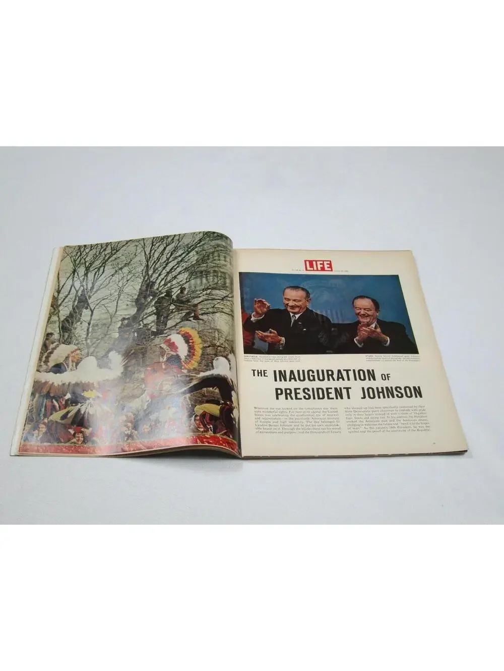 Life Magazine January 29, 1965 Inaugural Lyndon Johnson, Auto Ads Ford, Mercury